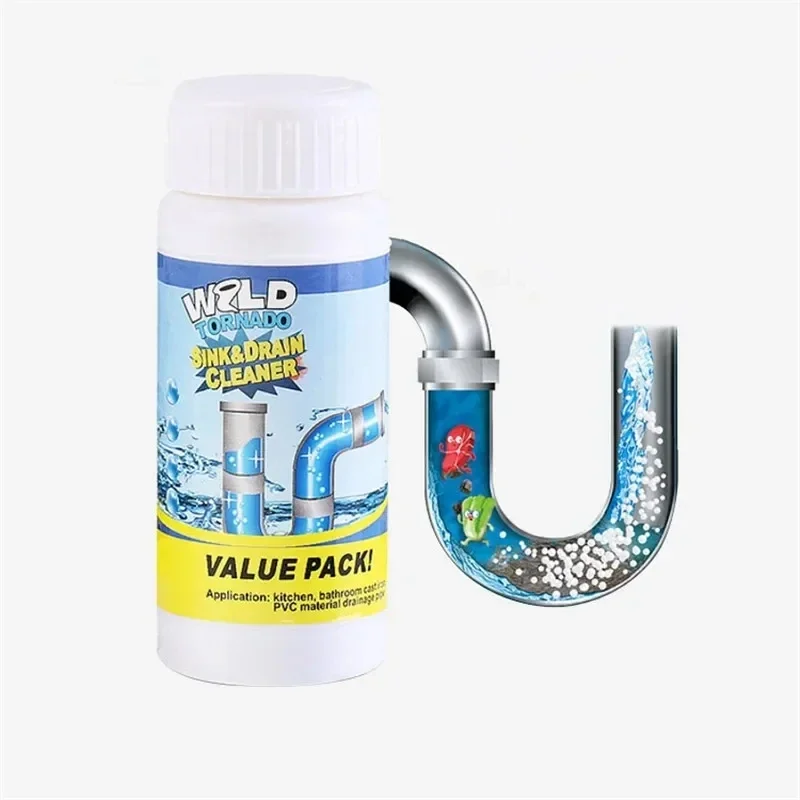 100/260g Leistungsstarke Waschbecken Abfluss Reiniger Hohe Effizienz Verstopfen Entferner Küche Kanalisation Power Rohr Kanal Pulver Reinigung Werkzeuge