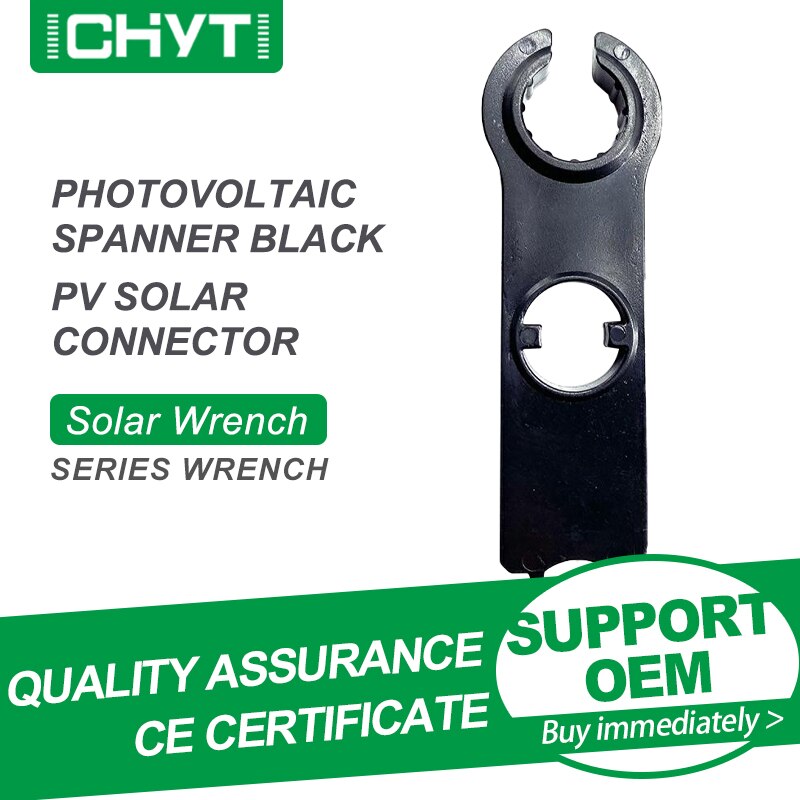 Chyt 1 Pairs Zwart/Blauw 1000V 1500V Solar Pv Zonnepaneel Connector Tool Plastic Sleutels/Solar Wrench