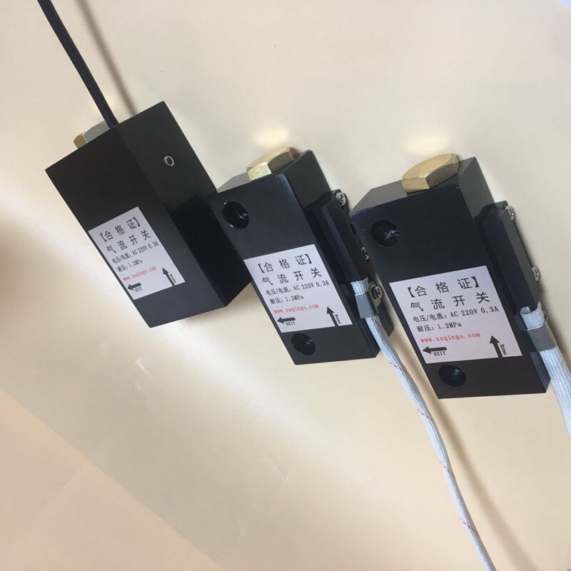 Aluminum body air flow switch Reed switch induction gas monitoring signal induction switch