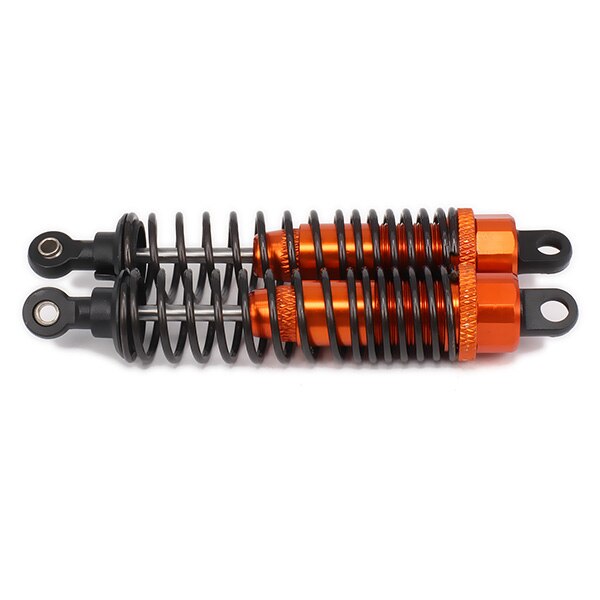 Oil filled Style adjustable 98mm alloy aluminum shock absorber damper for rc car 1/10 buggy truck RCAWD hop-up parts Hsp 2PCS: Orange