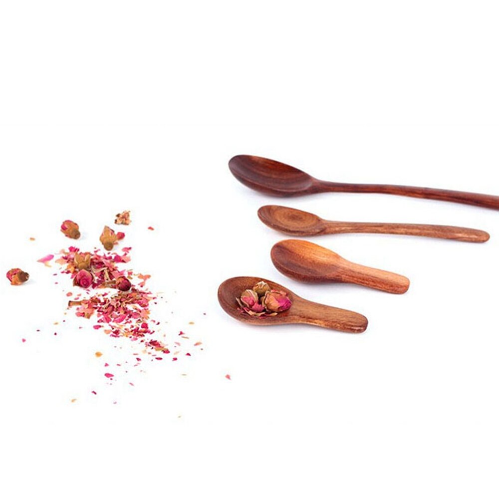 1 Stck Teak Material Esslöffel Milch Pulver Rühren Löffel Butter Gastronomie Scoop Umwelt Geschirr Küche Werkzeug