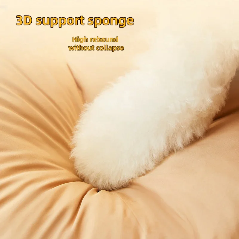 Cama suave para perros, sofá Universal para mascotas para las cuatro estaciones, cojín relleno para perros y gatos, cama para cachorros y gatitos, almohada para gatos, accesorios para mascotas, suministros para gatos