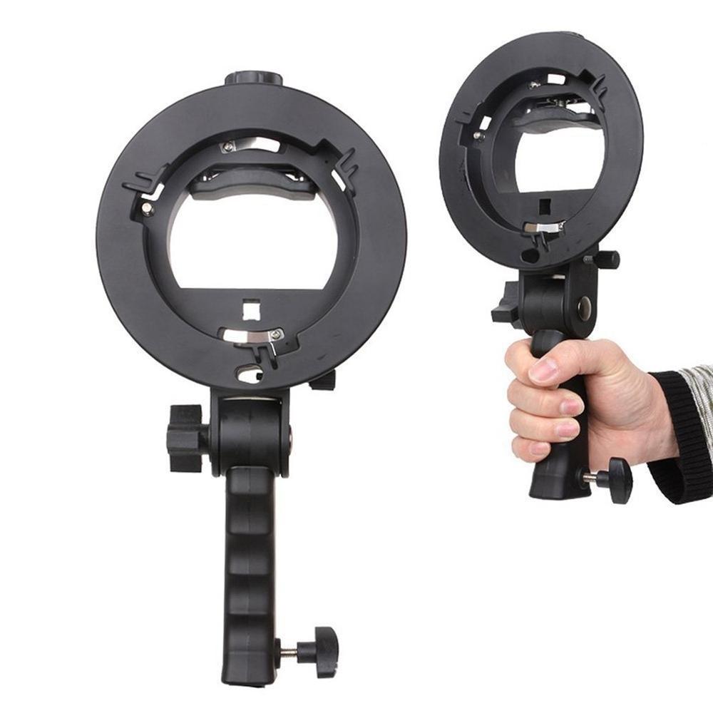 Poignée de poche support de Type S Bowens S Mount Houder voor Speedlite Flash Snoot Softbox plat de beauté Portable
