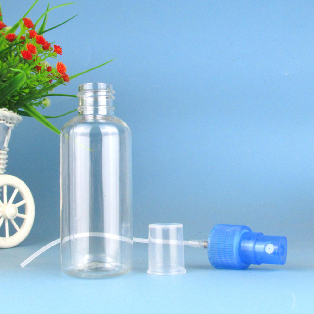 10/20/50/100ml påfyllningsbara sprayflaskor tomma kosmetiska behållare plast atomizer bärbar reseparfymflaska