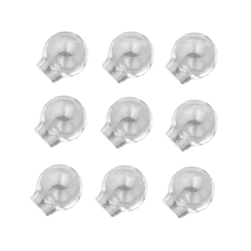 10 Stück 15–30 mm hohle Glaskugel, blasiert, Glasflaschenperlen mit See, DIY Kugeln, Schmuckzubehör, Glasperlen, Zubehör, handgefertigt