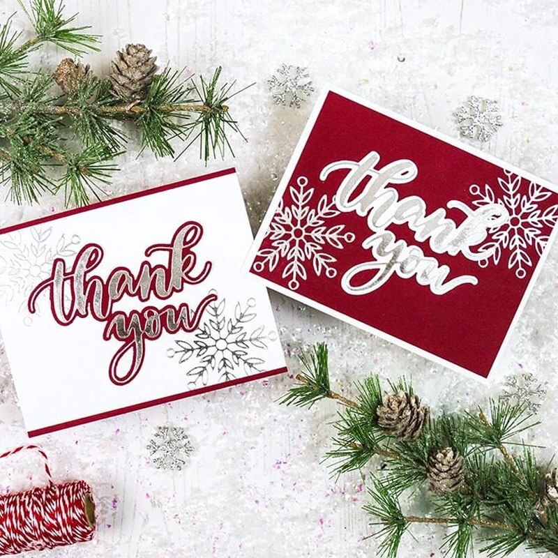 Layered Rectangle Frame Happy Birthday Wishes Thank You Special Fond Foil Plate For DIY Scrapbooking Paper Crafts 07