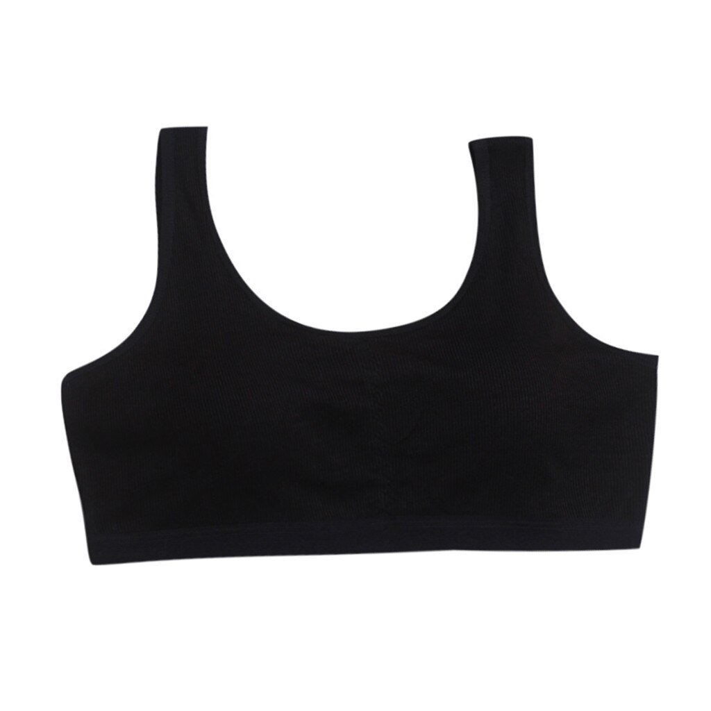 #45 Kids Girls Underwear Foam Bra Vest Children Underclothes Sport Undies Clothes 10-15t Training Bra Young Girls Для Девочек: H