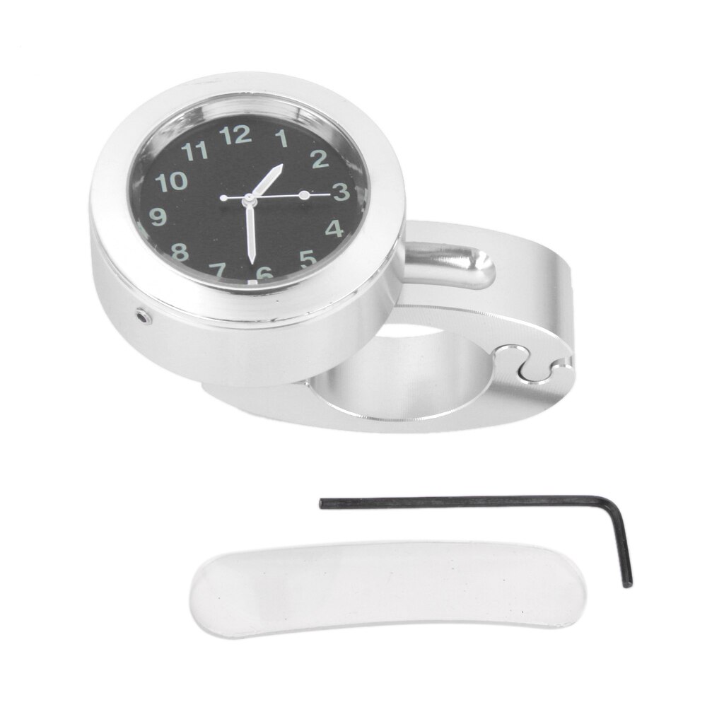 1x Motorcycle Clock Fit most of the motorcycle with 7/8" or 1" handlebar