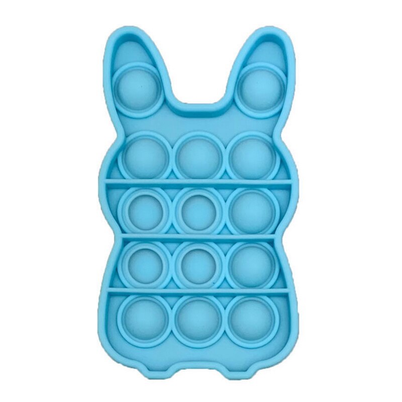 Nowe Push Bubble Fidget zabawki antystresowe dla dorosłych dzieci jednorożec królik Pop Fidget zabawka sensoryczna autyzm specjalne potrzeby Stress Reliever: 4