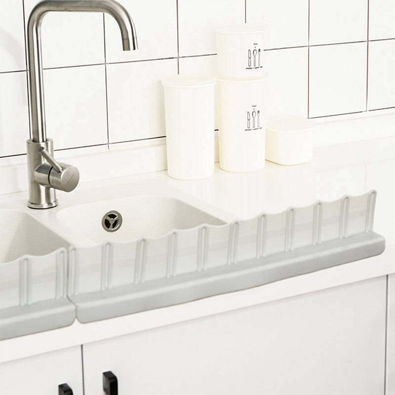 3-Piece Set Kitchen Tools Portable Basin Sink Water Splash Guard Bathroom Splashproof Baffle Board Kitchen