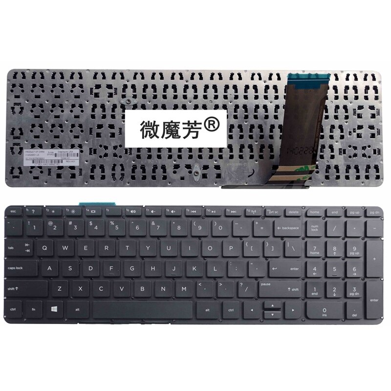 Ons Zwart Engels Vervangen Laptop Toetsenbord Voor Hp Pavilion Voor Envy 15 Touchsmart 15-J000 J029TX J106TX 17T-J000 15T-J000