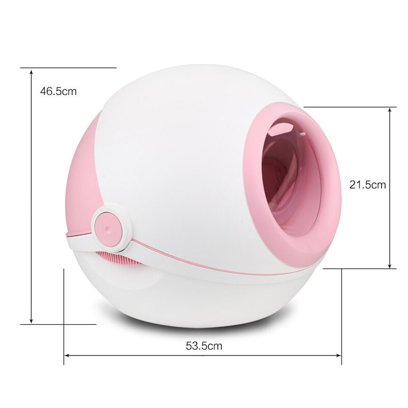 Space Capsule Litter Box Fully Enclosed Extra Large Cat Toilet Deodorant And Anti-Splashing Cat Poop Tray Cat Supplies