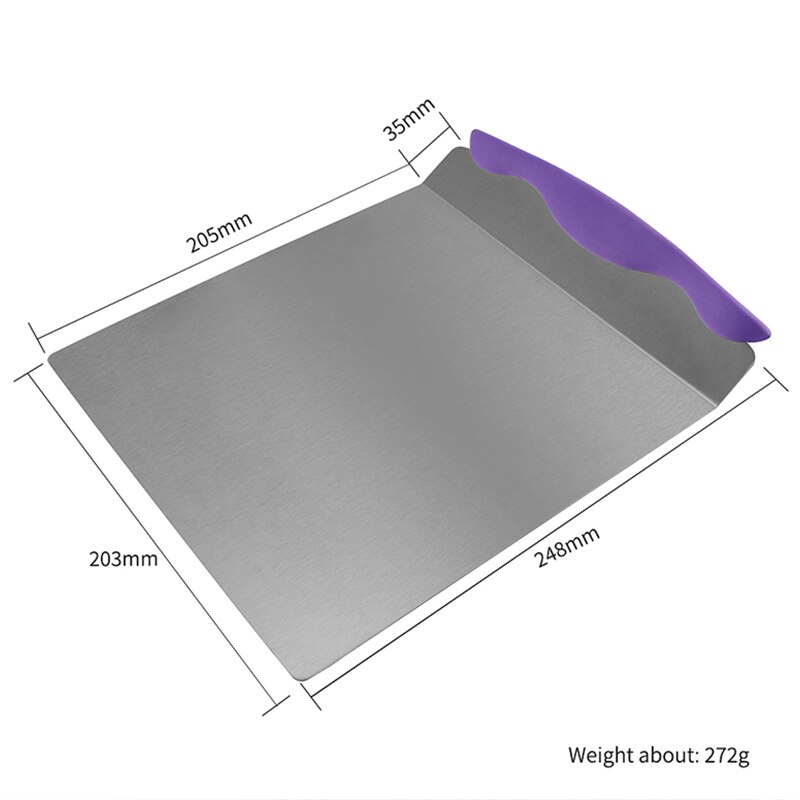 Baking Tools Stainless Steel Transfer Cake Tray Moving Plate Bread Pizza Transfer Blade Lifter Shovel Bakeware Pastry Scraper