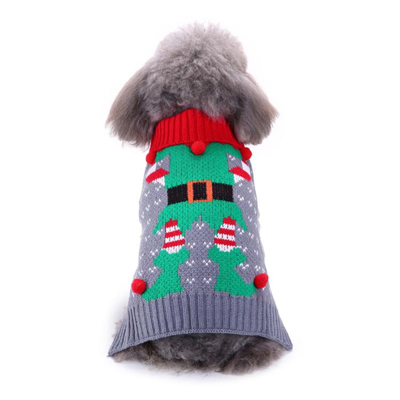 Hond Kat Lelijke Kerst Trui Huisdier Fleece Doek Jas Trui Zachte Warme ONS Kerst Huisdier Decoratie Hond Kat Winter Kleding