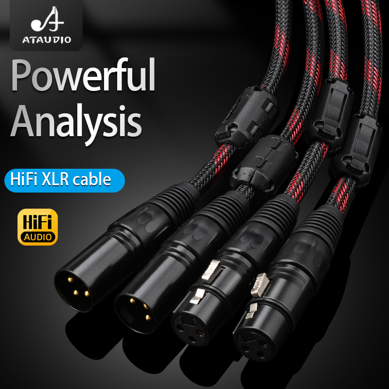 Câble audio XLR mâle vers femelle M/F ODavid, une paire, blindé pour microphone, centre commercial XLR rette