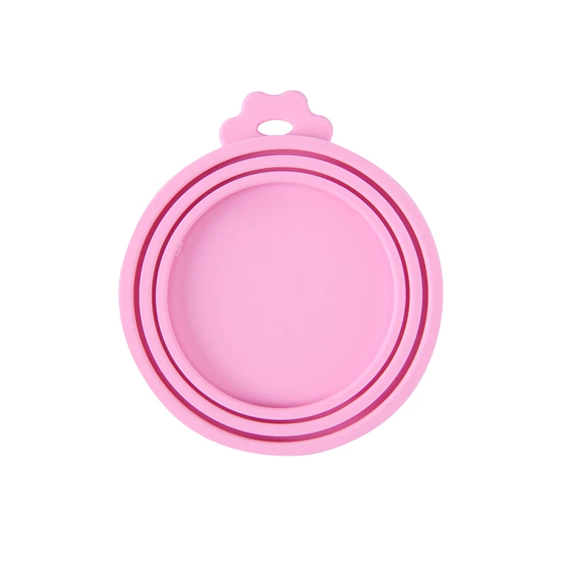 3-in-1 herbruikbare voedselopslag Houd vers blikken deksel blikjes dop huisdier kan doos deksel siliconen blik deksel warm keukenbenodigdheden schimmelbestendig heet