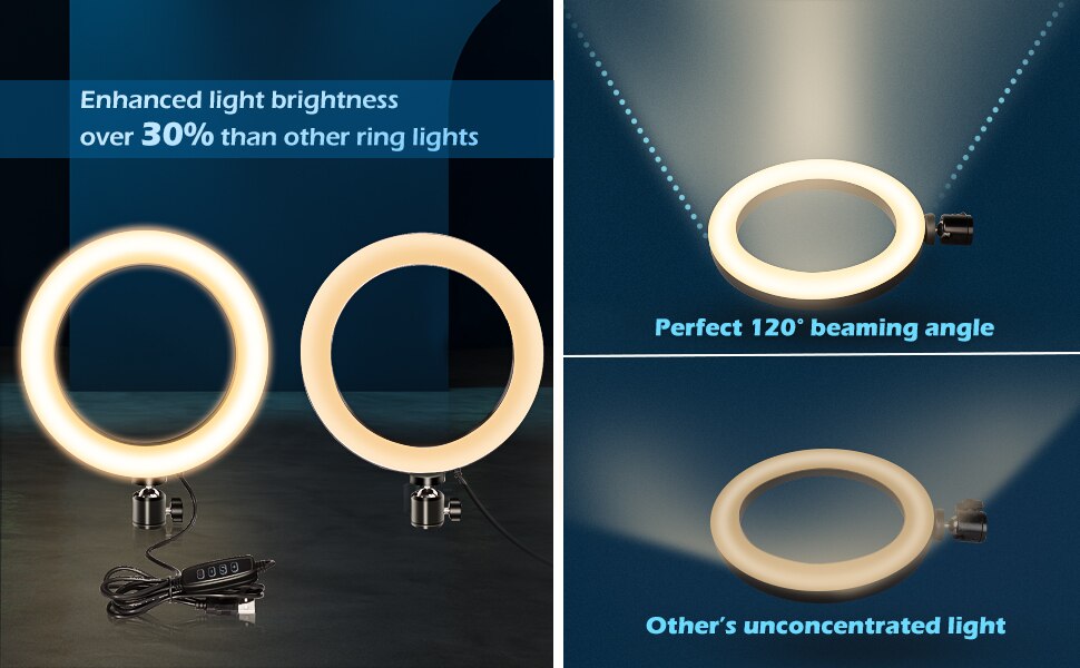 Verstelbare Led Selfie Ring Licht 12W Studio Fotografie Foto Met Statief Verlichting Voor Smartphone Make-Up