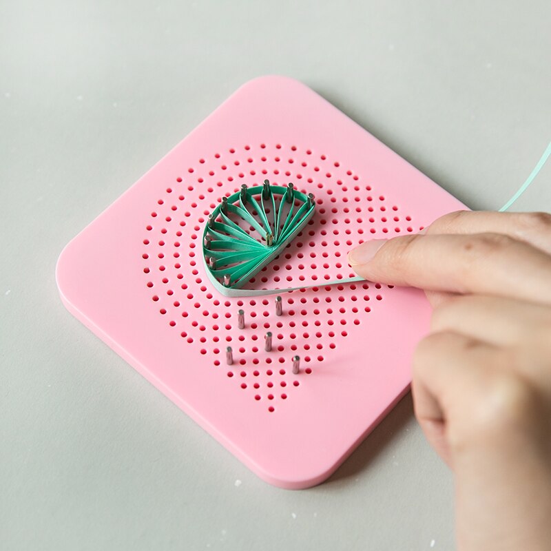 Handmade Quilter Grid Guide for Paper Folding Crafting Paper Quilling Paper Craft Tool DIY Paper Quilling Tool