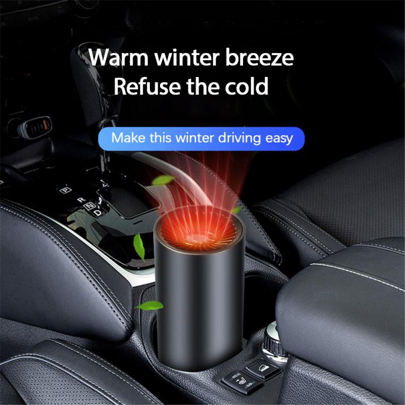 12v bærbar automatisk varmeafrimning 12 volt bilopvarmning elektrisk køretøjsventilator lavere energibesparende biltilbehør