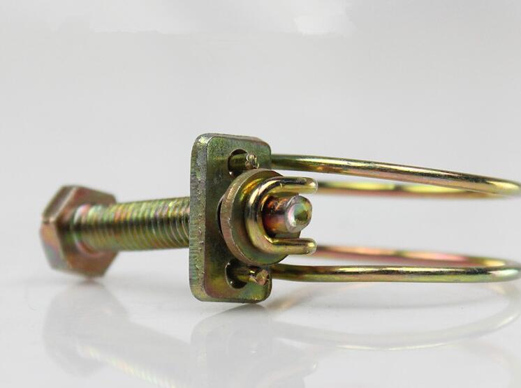 20 stks Slangklem Voor Auto uitlaatpijp Slang Clips Verstelbare Dubbele draad Water Auto uitlaatpijp Slangpilaar Klem Pijp Clip Hoop