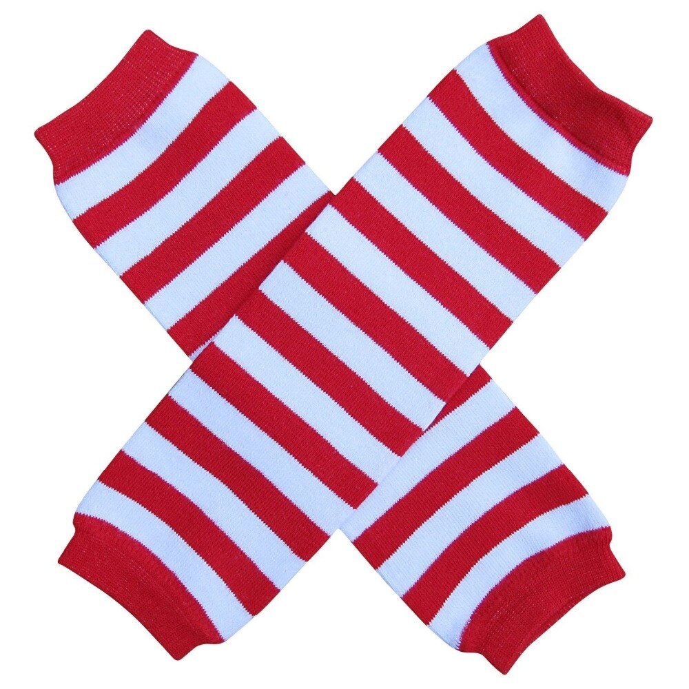 Baby all seasons legwarmer boys girls sweet striped leg protect high socks RED BLANK & BLUE 3colors 12pairs/lot