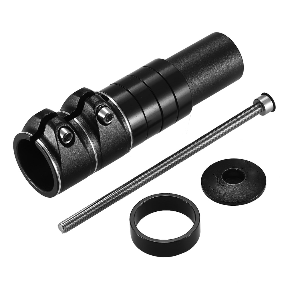 11.5 centimetri in Lega di Alluminio Della Bici Della Forcella stelo riser estensore di Riciclaggio Della Bicicletta Del Manubrio della Colonna Montante Della Bicicletta Adattatore Parte per 28.6 millimetri Anteriore forcella