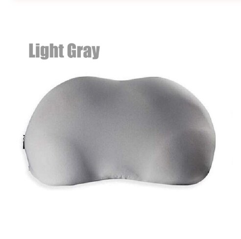 Oreiller à 3d coussins d'air en micro-billes pour le cou, soulagement de la pression et sommeil profond, housse de coussin lavable: Bleu