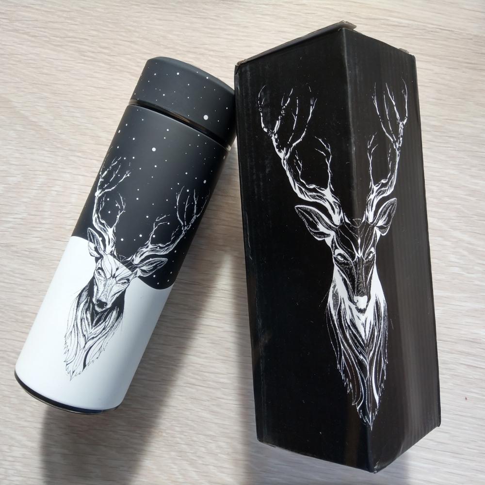 Thermos Flask Bottle 350ML 450ML vacuum Thermo Cup,Stainless Steel Vacuum Flask Insulated Bottle Container,Outdoor Travel Cup