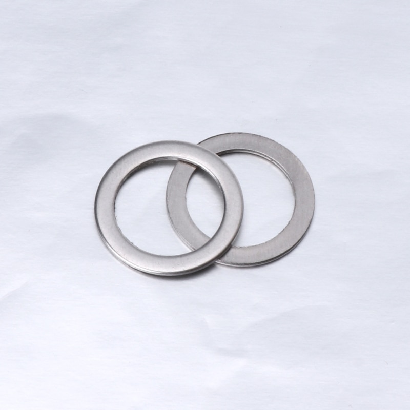 Espaciador de Pedal de bicicleta, arandelas de anillo de acero inoxidable, Manivela para ciclismo de montaña, 2 uds.
