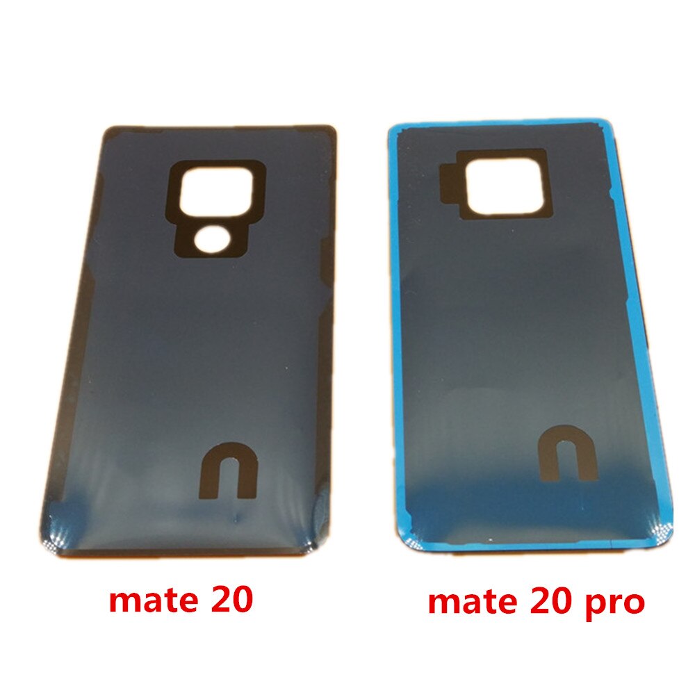 For Huawei Mate 20 Battery Cover Back Glass Panel Rear Door Housing Case For Huawei Mate 20 Pro Battery Cover Replace