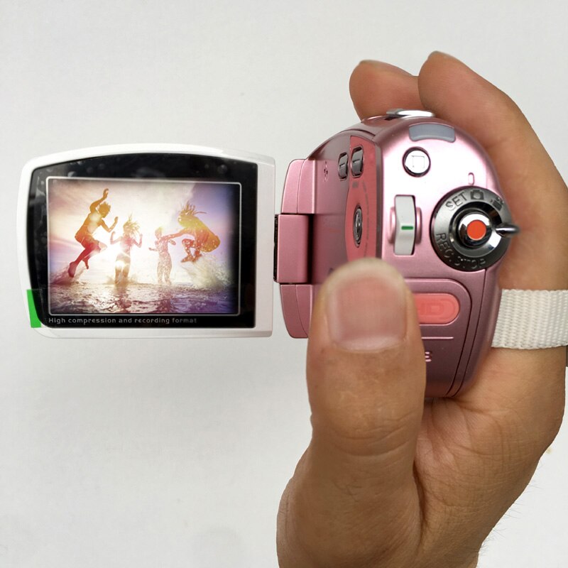 Przenośny cyfrowy kamera wideo HD 1280X720P DV i robić zdjęcia i 2.5 cal etui z klapką wyświetlacz prezent DVR kamery DVC50