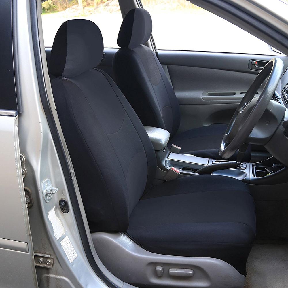 2 Sets Automobiles Stoelhoezen Volledige Auto Bekleding Universele Fit Interieur Accessoires Doek Art Car Seat Protector Auto-styling