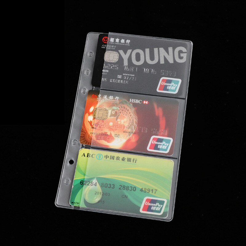 10pcs A4/A5/A6/A7/B5/B6 Transparent Envelope Binder Pocket Refill Organization Stationery School Office Supply File Folder