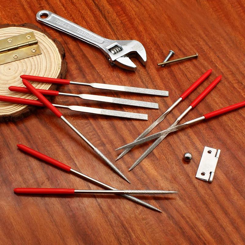 Juego de limas de joyería, juego de agujas de limas pequeñas de 20X, herramienta manual para moler, pulir y grabar, suministros artesanales para joyería de piedra de vidrio