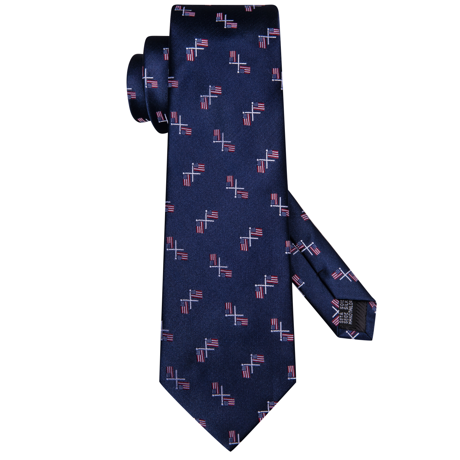 Gravata azul marinho para homens, lenço elegante, abotoaduras, acessórios para festa de casamento, gravatas, designer de novidade, presente