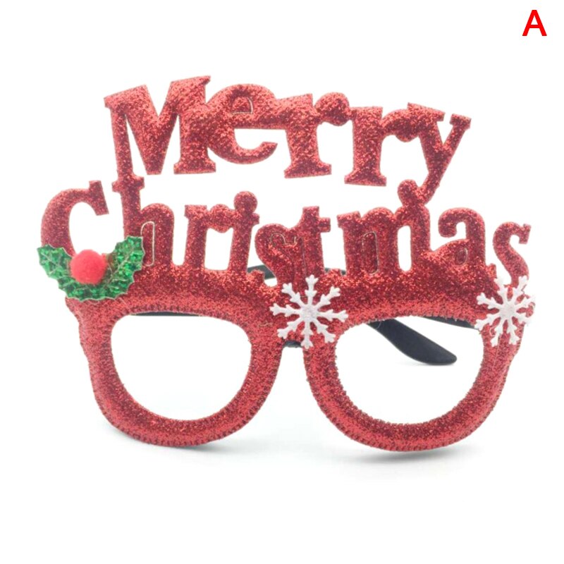 Kerstmis Photo Booth Prop Gelukkig Nieuwjaar Kerst Fotolijst Props Wedding Christmas Party Decoratie Navidad Decor Kids: A