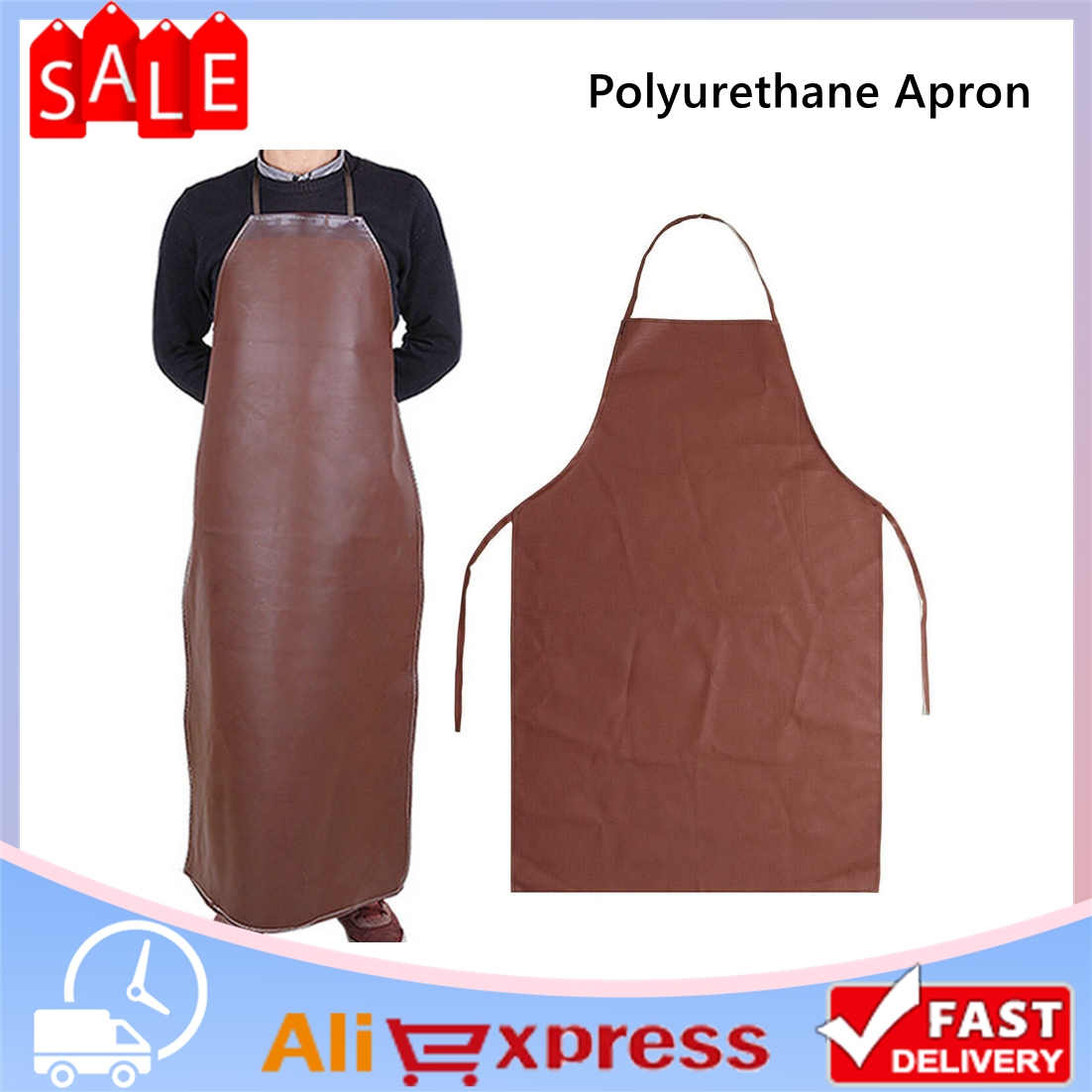 1x Schürze Schweißer Schweißen Schutz 100cm Schürze Sicherheit Arbeitskleidung Schmied Gärtner Schürze BBQ Schürzen Lätzchen Küchenzubehör