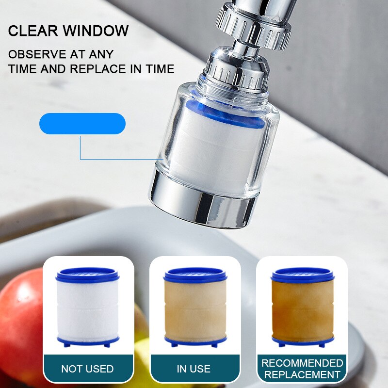 360 ° Rotatie Keukenkraan Badkamer Kraan Beluchter Waterbesparing Hoge Druk Nozzle Tap Adapter Badkamer Sink Spray Douche