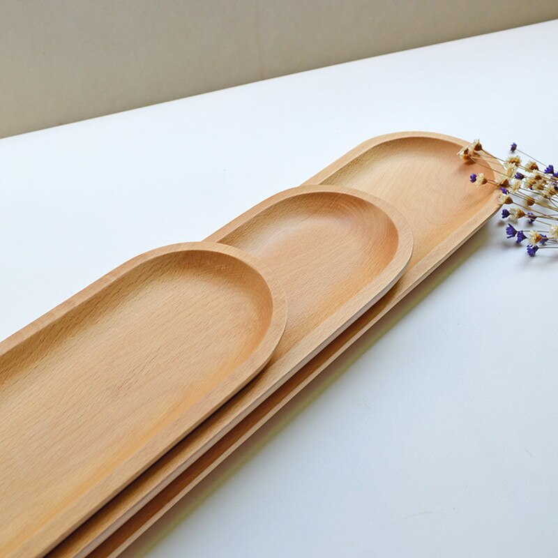 Japan style wood snack dish wooden dishes wooden snacks fruit plate solid wood