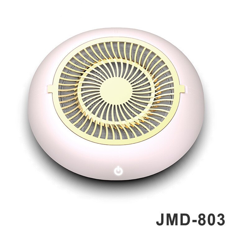 2 In1 Sterke Zuigkracht Nail Dust Collector Nail Boor Machine Herbruikbare Filter Low Noise Nail Stofzuiger Nail Art machine: JMD-803-Pink