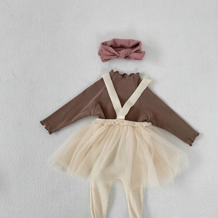 5286 Toddler Tutu Suspender Skirt Infant Kids Baby Girl Autumn Clothes Baby Girl Skirt Kids Outfits