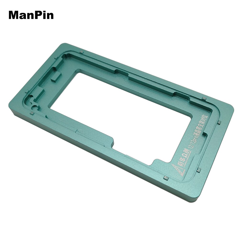 OCA Laminating Moulds For iPone 12Pro Max 12 Mini Metal Mold LCD Screen Alignment With Bezel Frame No Fold Flex Cable Pad Tools