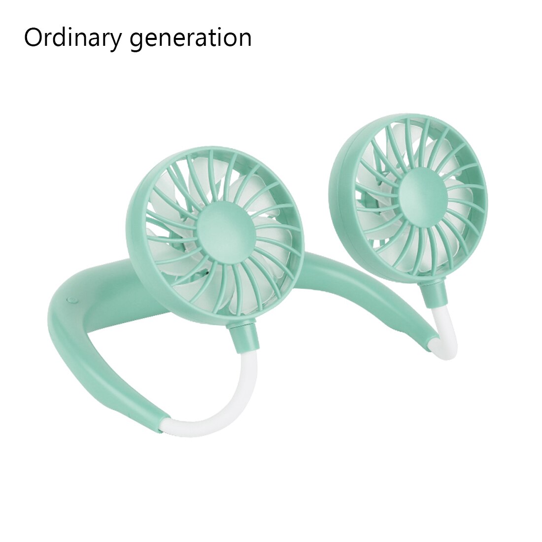 Portable USB Mini Fan Neck Fan Rechargeable Small Portable Sports Fan light Usb Desk Hand Air Conditioner cooler for Traveling ,: 3