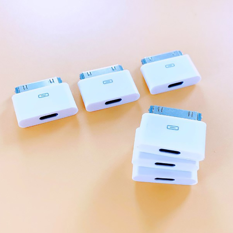 Lighting To 30Pin Adapter 8Pin Male To 30 Pin Female Charging Sync Converter For IPhone 4 4S IPad 2 3 IPod Touch Charger Cable