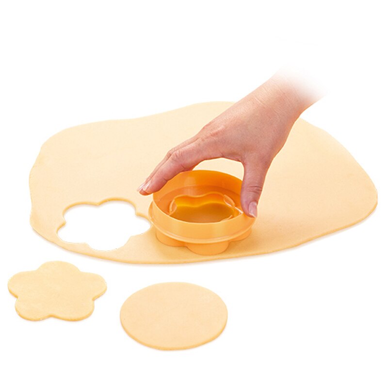 Plastic Ronde/Phyllo Tarte Shell Mold Set Omvat Taart/Gebak Sabotage Deeg Druk Cookie Cutter Bakvorm Voor banketbakker 059