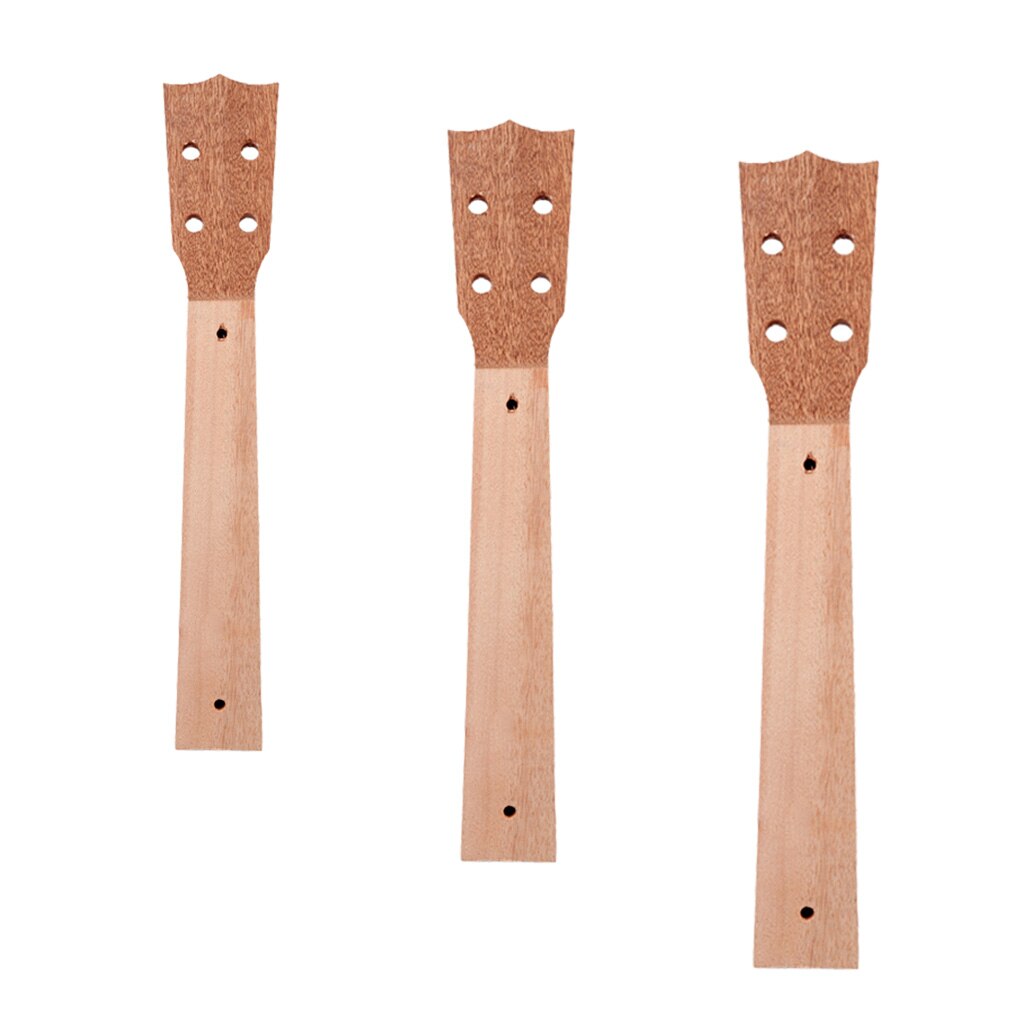 Sapele wood 21/23/26 " ukulele mini guitar ufærdige hals gør-det-selv dele