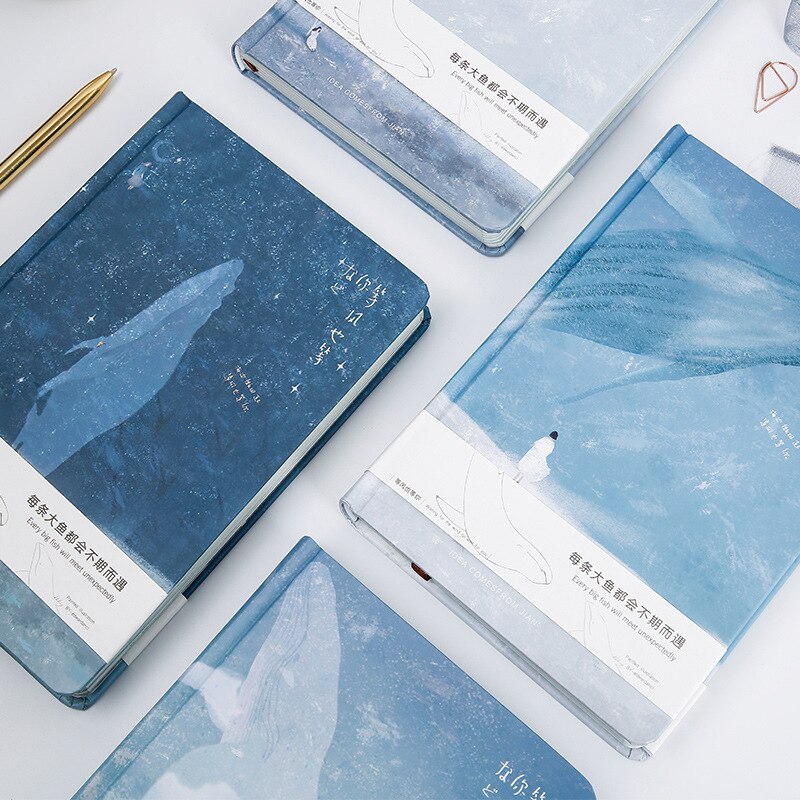 A5 Cute Notebook with Colorful Pages Kawaii Diary Journal for School Office Stationery Painting Sketchbook Notebooks and Journal