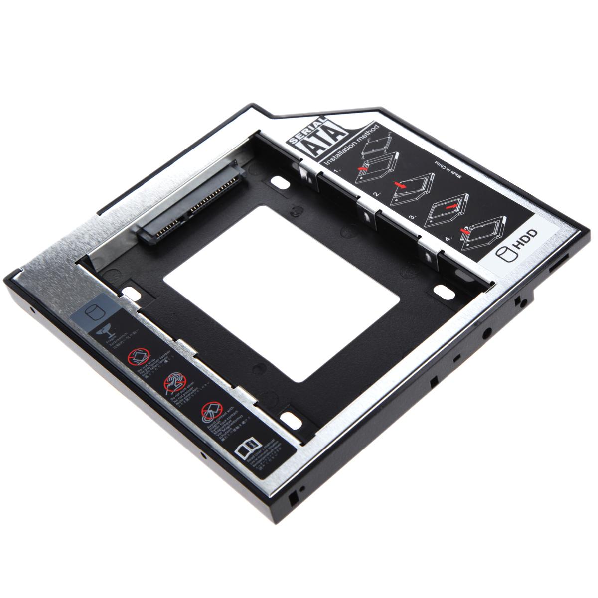 Universele 2.5 2nd 9.5Mm Ssd Hd Sata Harde Schijf Hdd Caddy Adapter Bay F