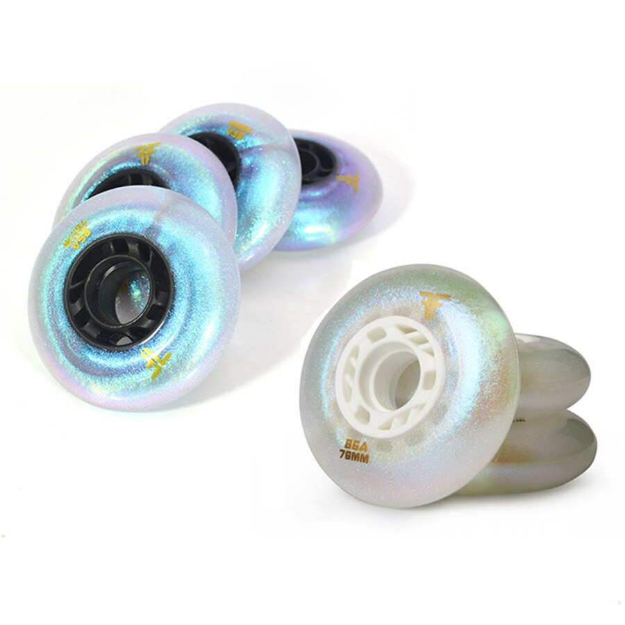 Starry sky&galaxy inlines hjul resistenta 86a slalom glidande 72 76 80mm rullskridsko däck för seba powerslide patines