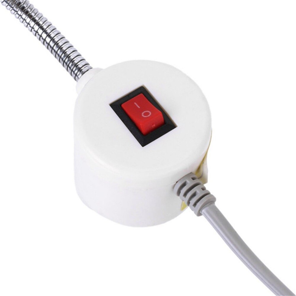 2W 30 LEDs Lamp Beads Sewing Machine Light Magnetic Mounting Base Gooseneck Lamp Sewing Machine Lighting EU Plug